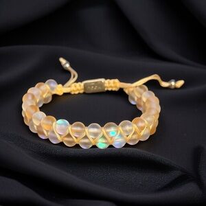 NOGU double mermaid glass bolo bracelet
